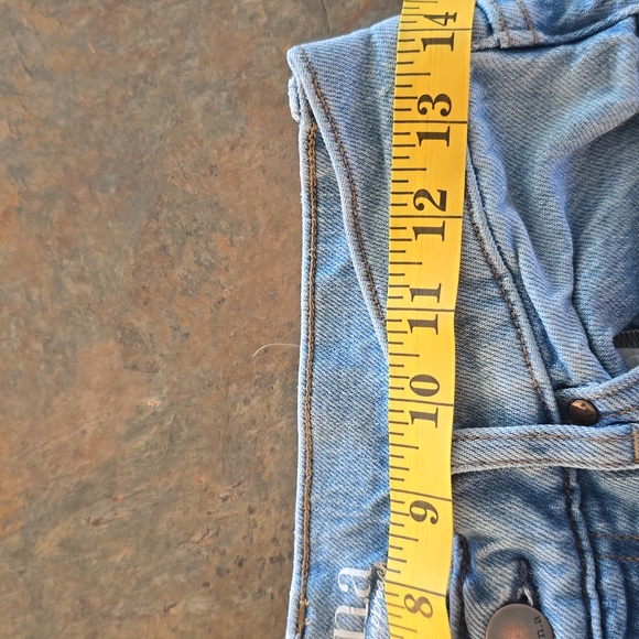 a.n.a Women's  High Rise Wide Leg Size 4 Light Blue Jeans - Picture 5 of 10